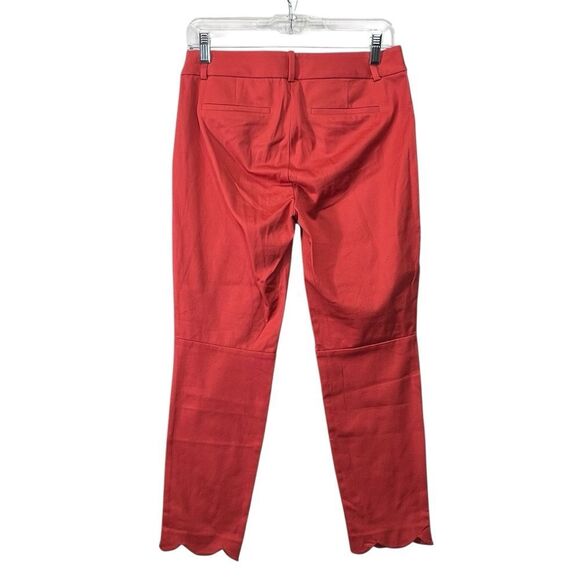 NWT! Sz 6 J Crew Pants Ankle Cropped Scalloped-hem Winnie pant in stretch cotton - Picture 7 of 16